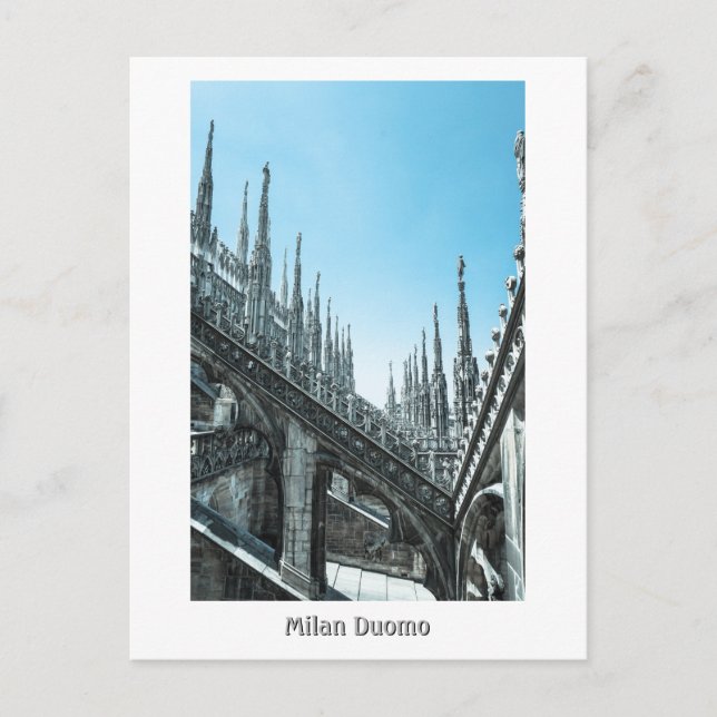 Postal Milan Duomo Roof (Anverso)