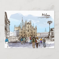 Milán Italia Duomo di Milano Viaje Arte Vintage