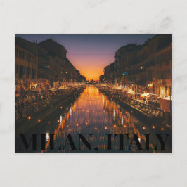 Postal Milán, Italia Postcard