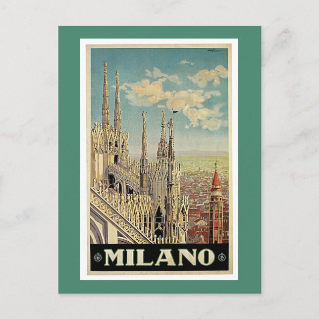 Postal Milano (Anverso)