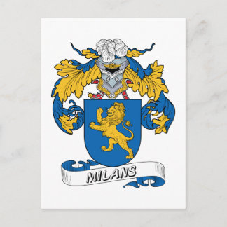 Postal Milans Family Crest