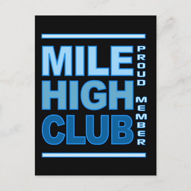 postal Mile High Club (Anverso)