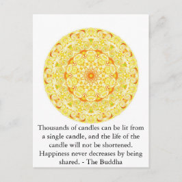 Postal Miles de velas se pueden encender desde una sola..