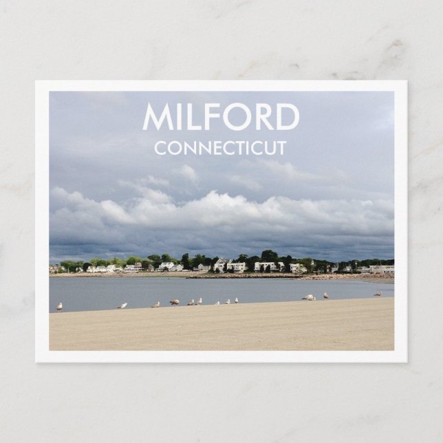 Postal Milford, Connecticut (Anverso)