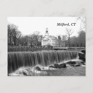 Postal Milford, CT Duckpond Postcard