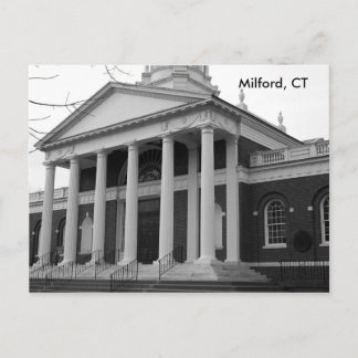 Postal Milford, CT Postcard