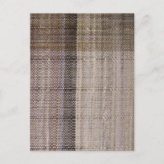 Postal milímetro de chocolate de los handwovens