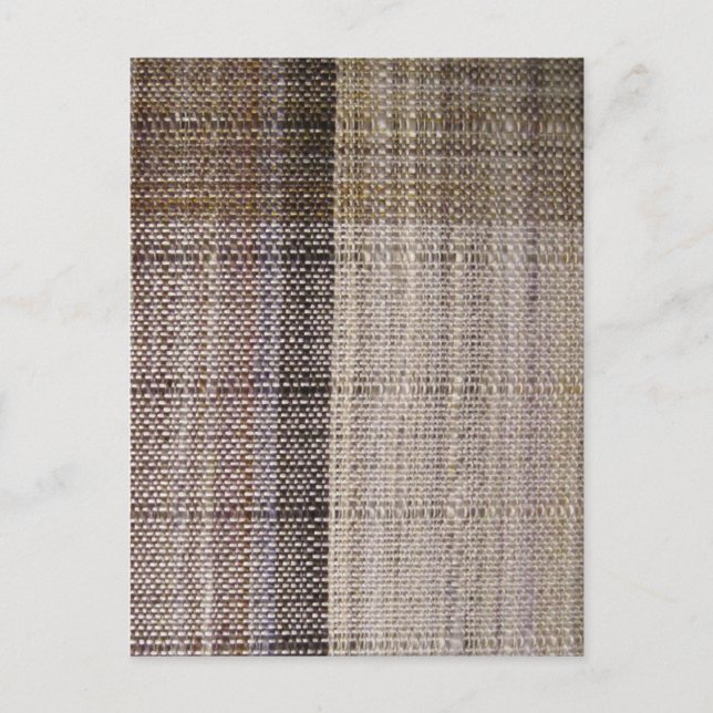 Postal milímetro de chocolate de los handwovens (Anverso)