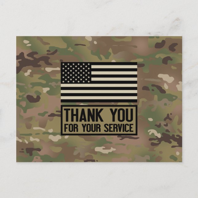 Postal Militar - Gracias por su servicio (Anverso)