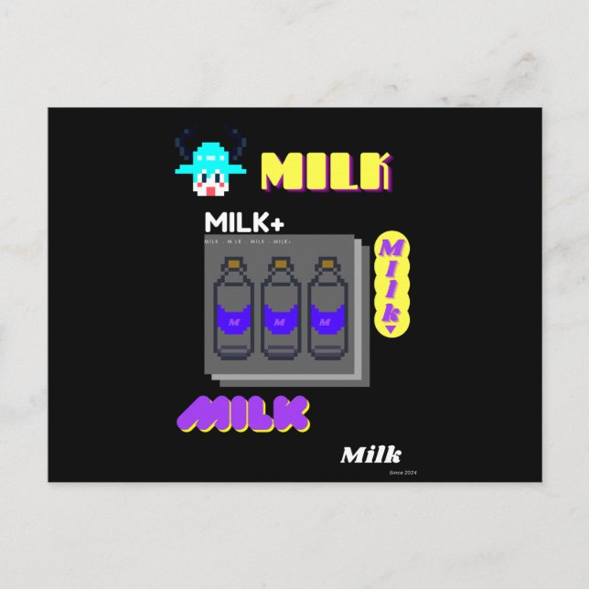 Postal Milk party (Anverso)