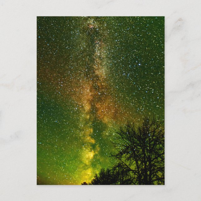 Postal Milky Way & Aurora Borealis | Ontario Canada (Anverso)