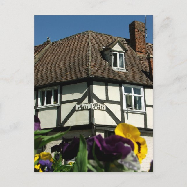 Postal Mill Street Corner Tewkesbury Postcard (Anverso)