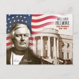 Postal Millard Fillmore - 13° Presidente de los Estados U