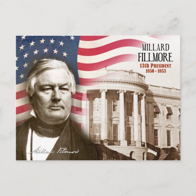 Postal Millard Fillmore - 13° Presidente de los Estados U (Anverso)