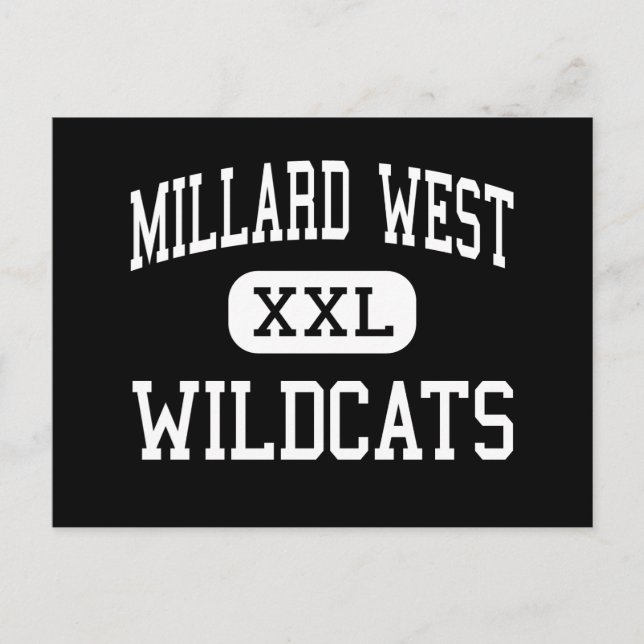 Postal Millard West - Wildcats - High - Omaha Nebraska (Anverso)