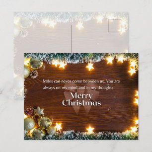 Postal Millas Entre Navidades Estadounidenses