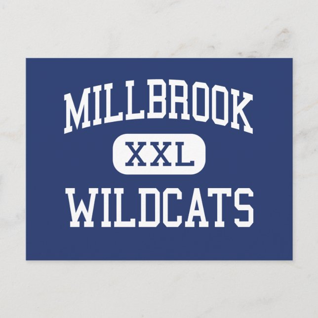 Postal Millbrook - Wildcats - High - Raleigh (Anverso)