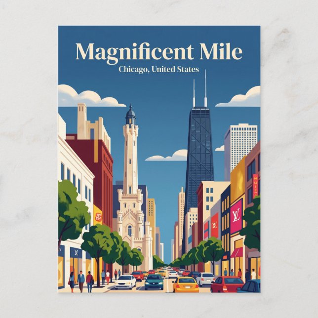 Postal Millha Magnifica Illinois (Anverso)