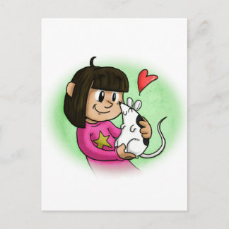 Postal Millie y Cupcake