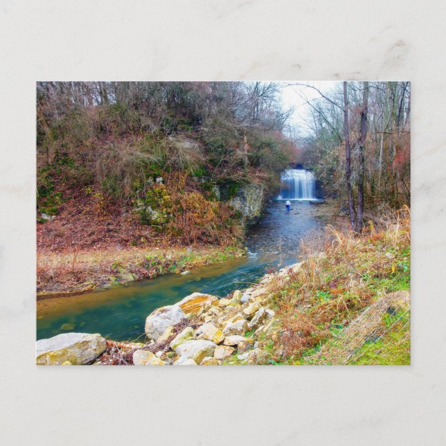 Postal Millikin Falls, Columbus, Ohio (Anverso)