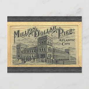 Postal Millón de Dólares Pier Atlantic City, Vintage