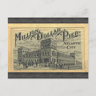 Postal Millón de Dólares Pier Atlantic City, Vintage