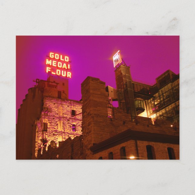 Postal Millón de noche (Anverso)