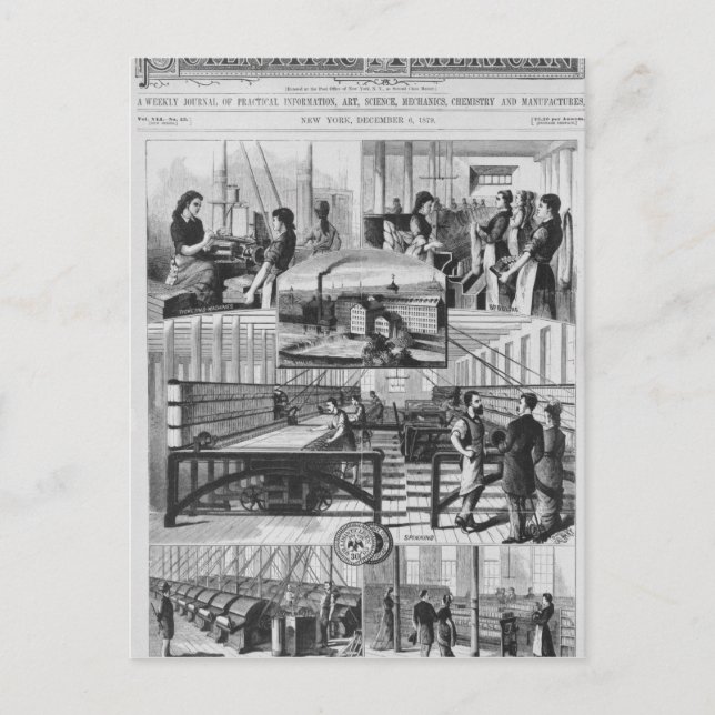 Postal Mills de Willimantic linen (Anverso)