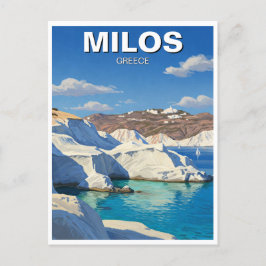 Postal Milos Grecia Viajes