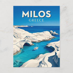 Postal Milos Sarakiniko Grecia