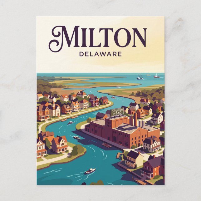 Postal Milton EE. UU. (Anverso)