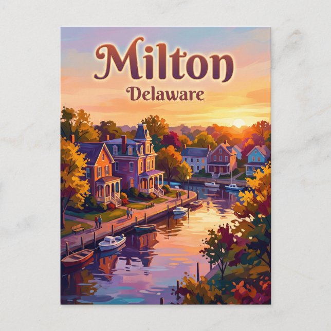 Postal Milton EE. UU. (Anverso)