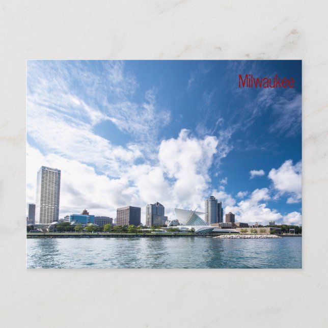 Postal Milwaukee Lakefront (Anverso)