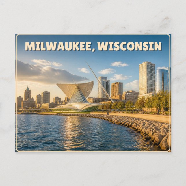 Postal Milwaukee Wisconsin (Anverso)