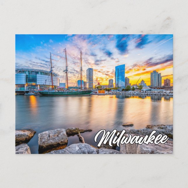 Postal Milwaukee, Wisconsin, Estados Unidos (Anverso)