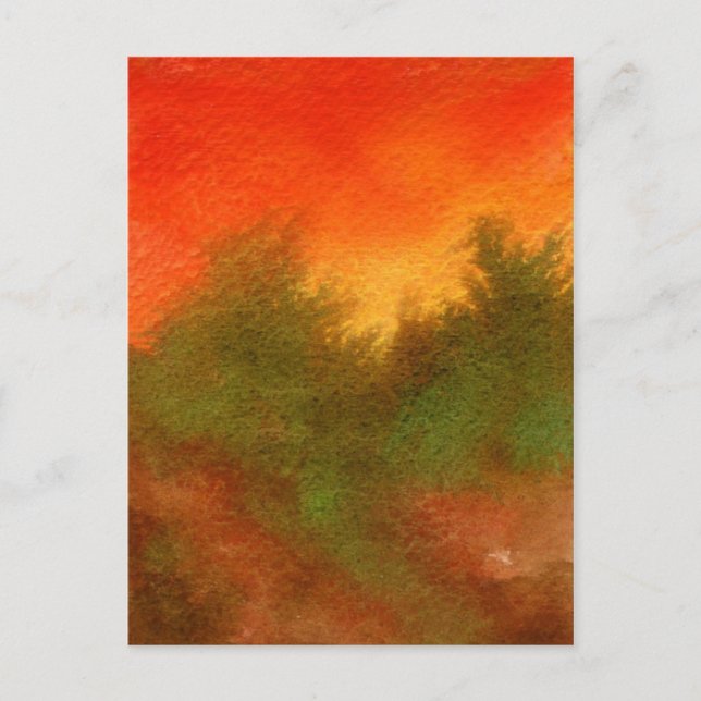 Postal "Mimminalist Sunset" Country Road (Anverso)