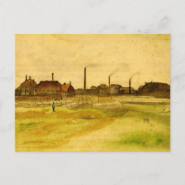Postal Mina de carbón en el Borinage por Vincent van Gogh