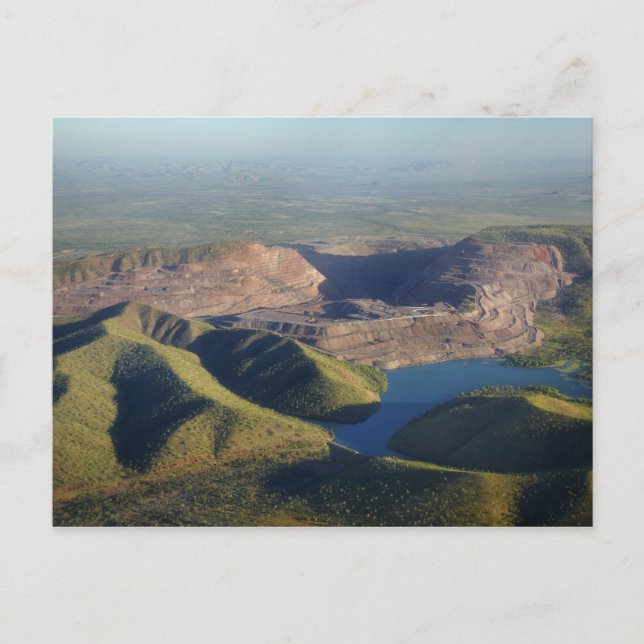 Postal Mina de diamantes de Argyle (Anverso)