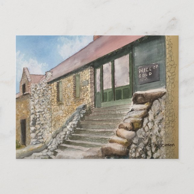POSTAL MINA DE IMÁGENES, CIUDAD DE NEVADA, CALIFORNIA, PO (Anverso)