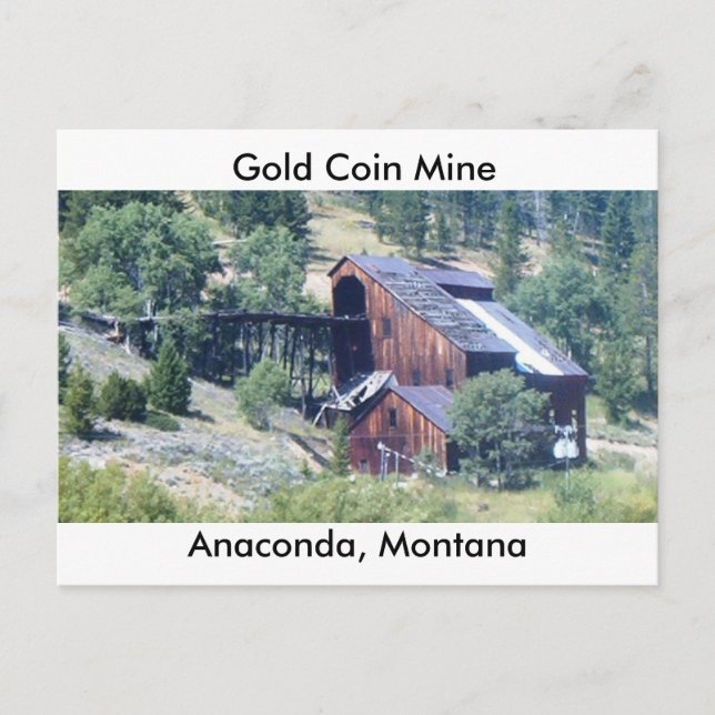 Postal Mina de oro (Anverso)