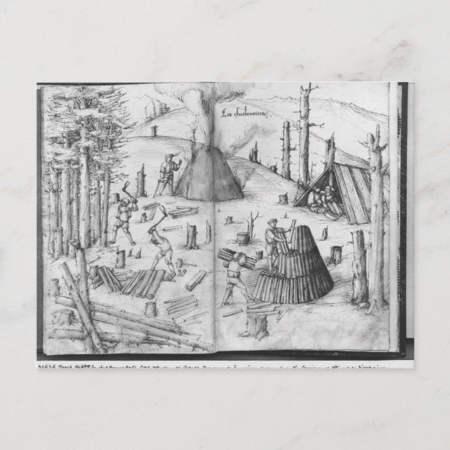 Postal Mina de plata de La Croix-aux-Mines, Lorena (Anverso)