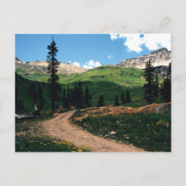 Postal Mina en la cuenca de Yankee Boy, Colorado