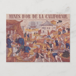 Postal Minas de oro de California