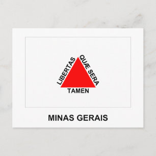 Postal Minas Gerais, Bandera de Brasil