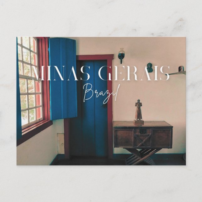 Postal Minas Gerais Brasil (Anverso)