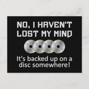 Postal Mind On a Disk Postcard