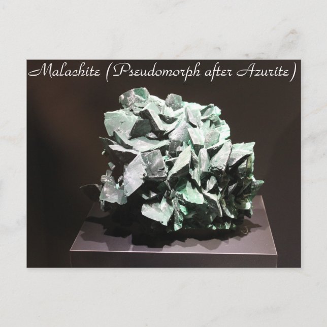 Postal Minerales y gemas # 117 (Anverso)