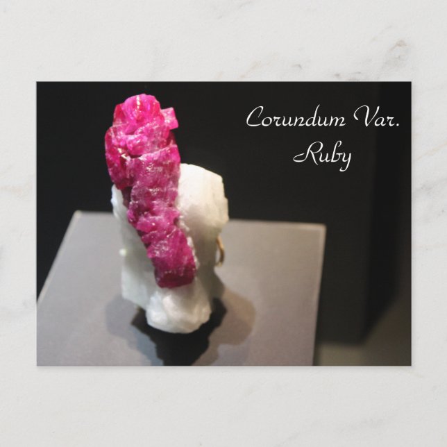 Postal Minerales y gemas # 163 (Anverso)