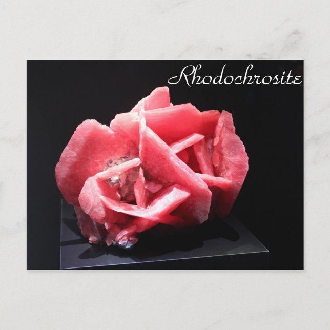 Postal Minerales y gemas # 80 (Anverso)