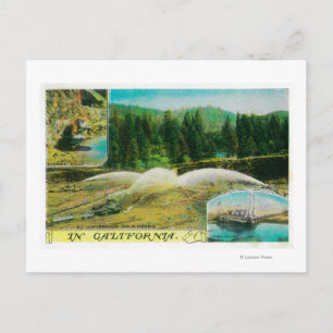 Postal Minería de oro en California State